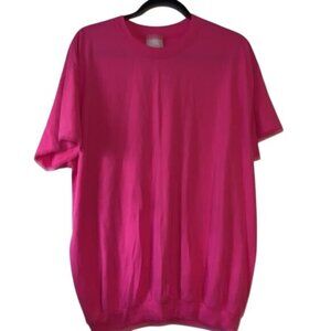 Blair Women's  XL Pink Short Sleeve Crewneck Sweatshirt